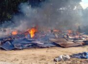 Dua Rumah di Lobu Sunut Ludes Terbakar, Kerugian Ditaksir Rp 200 Juta