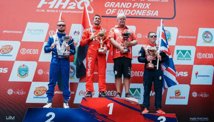 Rusty Wyatt Juara F1H2O, ITDC Sukses Gelar The Lake Toba GP 2025