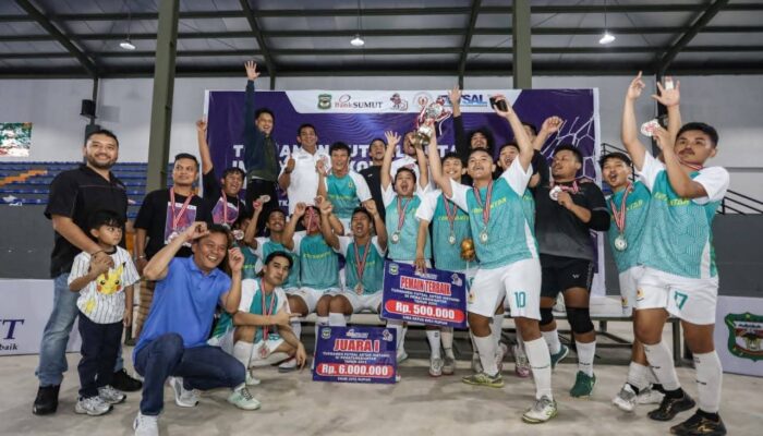 KONI Juara Turnamen Futsal Antar Instansi Pematangsiantar, Bekuk BI  3-2