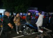 Polres Pematangsiantar Amankan 8 Motor Knalpot Brong saat Razia Subuh