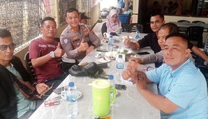 Perkuat Transparansi, Satlantas Polres Batubara Jalin Komunikasi Terbuka dengan Insan Pers