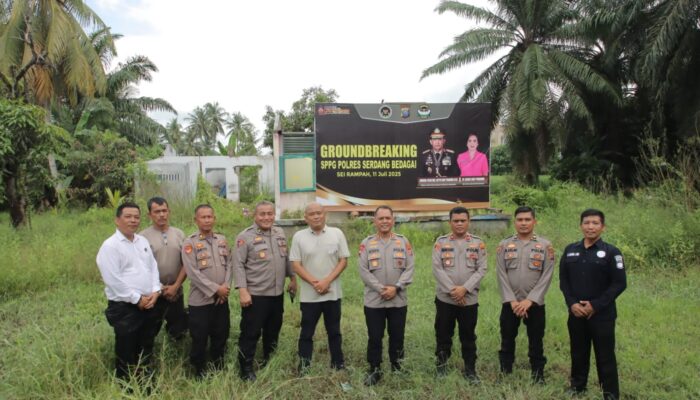 Lahan 1003 m² Disiapkan untuk Gedung SPPG Polres Sergai ke-2
