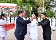 Paskibraka Samosir Dikukuhkan, Siap Kibarkan Merah Putih di HUT RI ke-80