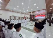 55 Anggota Paskibraka Pematangsiantar Resmi Dikukuhkan Jelang HUT ke-80 RI