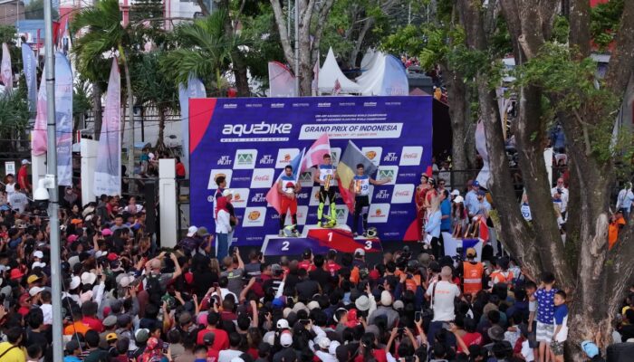 ITDC Meriahkan HUT ke-80 RI di Danau Toba dengan Final Race Aquabike World Championship
