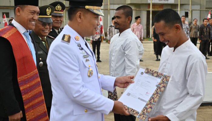 Sumringah, 434 Warga Binaan Rutan Kelas IIB Humbahas Terima Remisi: 14 Langsung Bebas
