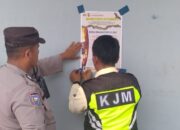 Polsek Siantar Selatan Bagikan Selebaran Himbauan kepada Warga