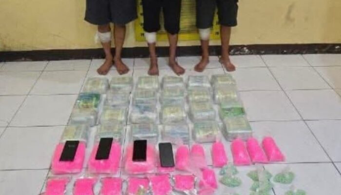 Jaringan Narkoba Thailand, 26 Kg Sabu dan 39.650 Ekstasi Disita Polisi di Martubung
