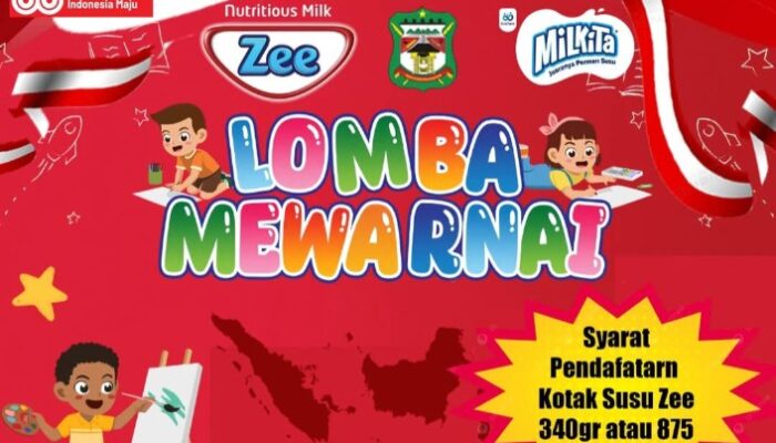 Pemko Siantar Gandeng Susu Zee Gelar Lomba Mewarnai untuk Anak, Catat Tanggalnya dan Segera Daftar!