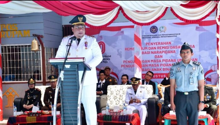 86 Warga Binaan Lapas Kelas III Pangururan Dapat Remisi Kemerdekaan