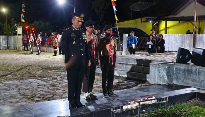 Khidmat, Apel Kehormatan dan Renungan Suci HUT RI ke-80 Digelar di Samosir