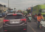 Pagi-Pagi Jalur Mendalo Macet, Dua Truk Kecelakaan di Jaluko Muaro Jambi