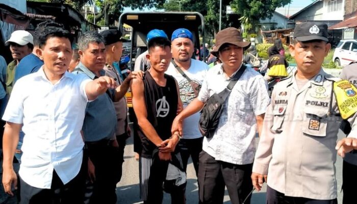 Nyaris Jadi Bulan-bulanan Massa, Pria di Siantar Diselamatkan Polisi Berkat Call Center 110