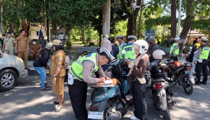 Razia Pajak Kendaraan Bermotor di Pematangsiantar, Ini Hasilnya!