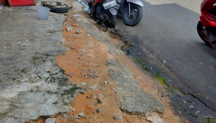 Warga Pancuran Dewa Keluhkan Jalan Rusak yang Belum Diperbaiki, Diduga Akibat Galian Pipa Tirta Nauli
