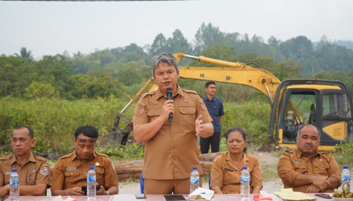 Wabup Tapanuli Utara Resmikan Pengolahan 7 Hektar Lahan Tidur di Desa Simanungkalit