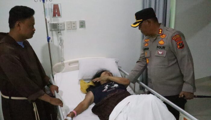 Kunjungi Korban Konflik PT TPL–Masyarakat di RS, Kapolres Simalungun Serukan Perdamaian