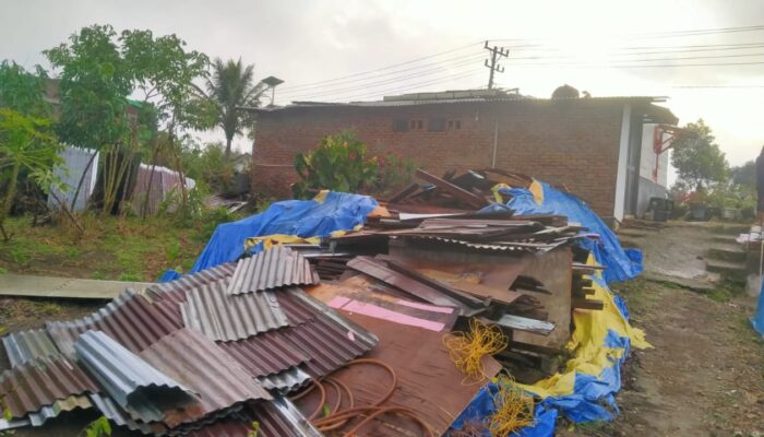 Puting Beliung Terjang Taput, 16 Rumah Warga Rusak di Sipoholon dan Tarutung