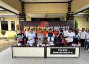 Polres Sergai Ungkap Sindikat Penganiayaan, Senjata Api Ilegal, dan Narkoba: Tersangka Ditangkap di Pintu Tol Perbaungan dan Hotel