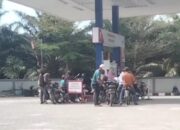 SPBU 14.205.177 Pantai Cermin Diduga Layani Langsir Pertalite Subsidi, Ditimbun di Belakang Lokasi