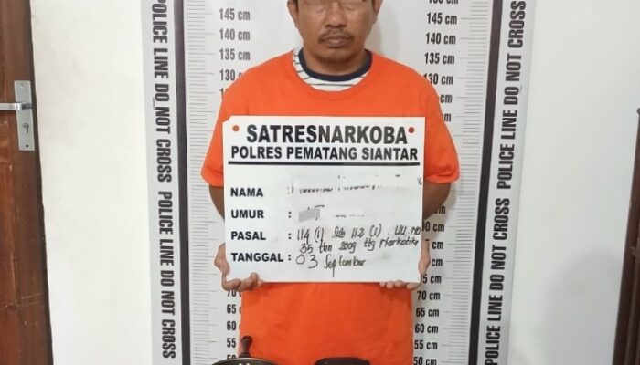 Drama Penangkapan di Martoba Siantar: Polisi Temukan 63,02 Gram Sabu dalam Panci Dapur