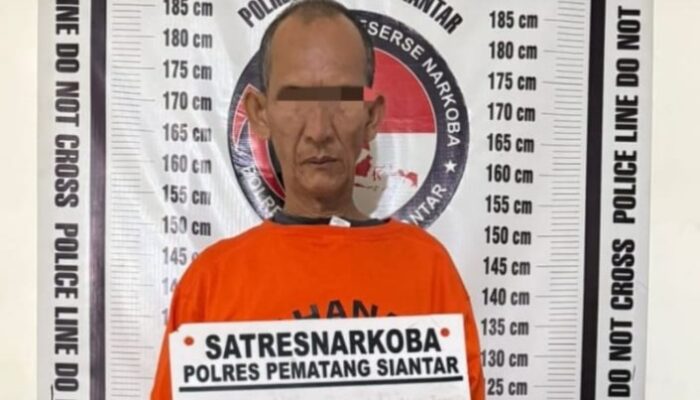 Diduga Edarkan Ganja di Jalan Justin Sihombing Siantar, Pria 54 Tahun Ditangkap Polisi