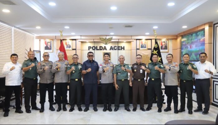 Kapolda Aceh Terima Audiensi Pangdam IM dan Kajati: Soliditas Tiga Pilar untuk Stabilitas Aceh