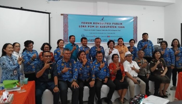 Loka POM Kabupaten Toba Gelar Forum Komunikasi Publik, Fokus pada Perlindungan Konsumen