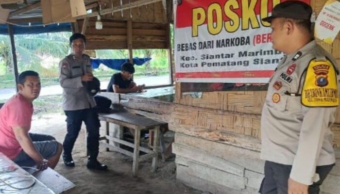 Polsek Siantar Marihat Ajak Generasi Muda Unggul Tanpa Narkoba