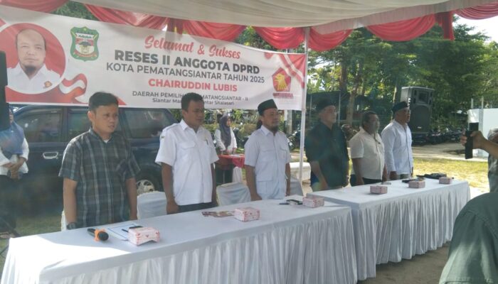 Lewat Reses Masa Sidang II 2025, Chairuddin Lubis Dengar Aspirasi Warga Soal Infrastruktur dan UMKM