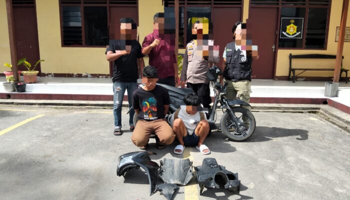 Polsek Balige Tangkap Dua Pencuri Motor di Toba, Satu Pelaku Masih Pelajar