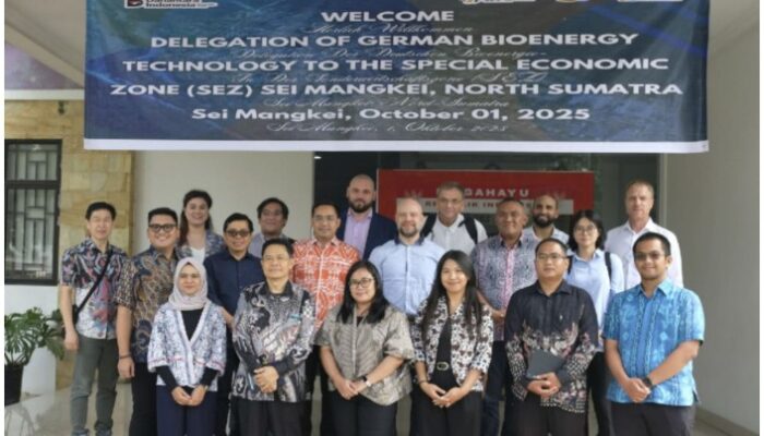 PT KINRA Kenalkan Potensi Investasi di KEK Sei Mangkei kepada Delegasi Bioenergi Jerman