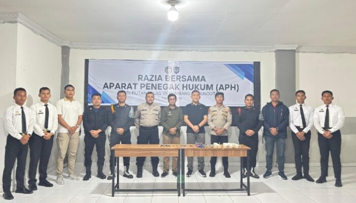 Razia Bersama APH dan Polres di Rutan Humbahas, Ini Hasilnya