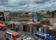Progress Perobohan Gedung IV Pasar Horas Capai 35 Persen, Alat Berat Rusak