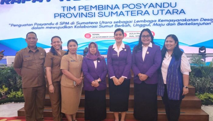 Neny Angelina JTP Hutabarat Hadiri Rakorda Sumut, Penguatan Posyandu Jadi Fokus Utama
