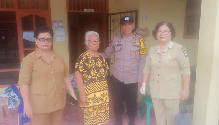 Peduli Lansia, Polsek Siantar Marihat Bersama Dinkes Gelar Pemantauan Kesehatan di Suka Maju