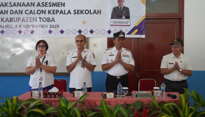 Guru Hebat Belum Tentu Jadi Kepala Sekolah Hebat, Pesan Wabup Toba di Asesmen Kepsek 2025