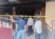 Ungkap Penyebab Kebakaran, Polsek Siantar Timur Dampingi Tim Forensik Polda Sumut di TKP