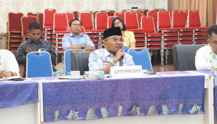 Pimpin Rakor Pemerintahan, Bupati Simalungun Ingatkan ASN Agar Proaktif dan Disiplin dalam Pelayanan Masyarakat