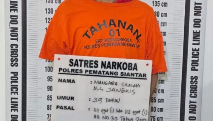 Sat Resnarkoba Siantar Gagalkan Peredaran Sabu 3,28 Gram, Pelaku Dapat Pasokan dari Medan