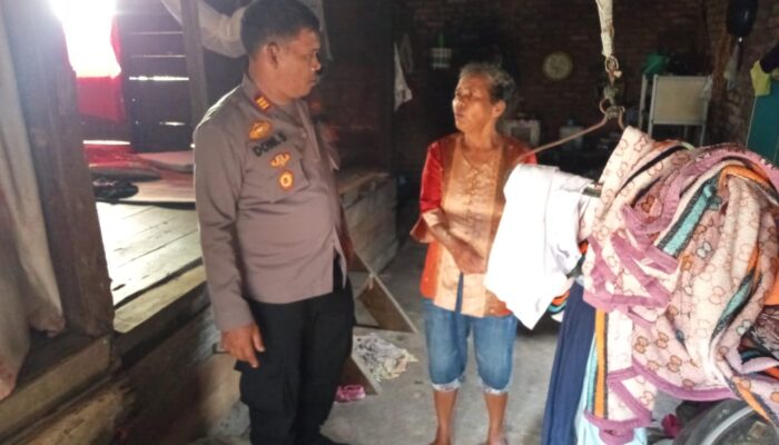 Respons Cepat Kapolsek Siantar Marihat Usai Warganya Viral Tak Terima Bansos