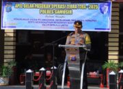 Polres Samosir Gelar Apel Pasukan Operasi Zebra Toba 2025