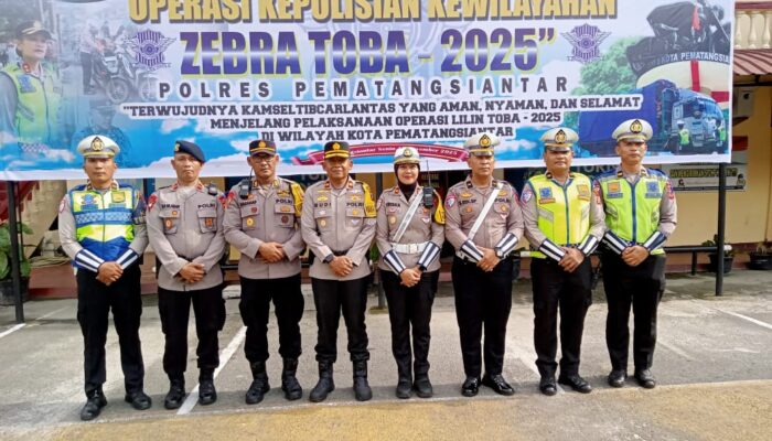 Operasi Zebra Toba 2025 Dimulai, Polres Pematangsiantar Perketat Pengawasan Lalu Lintas