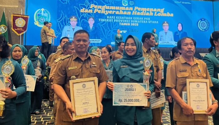 Bangga! Kecamatan Siantar Barat Sabet Juara Pertama Lomba IVA Test Tingkat Sumut