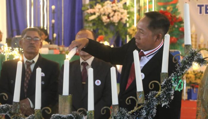 Bupati Taput Hadiri Perayaan Natal Parsadaan Simanjuntak, Pererat Persaudaraan dan Kebersamaan