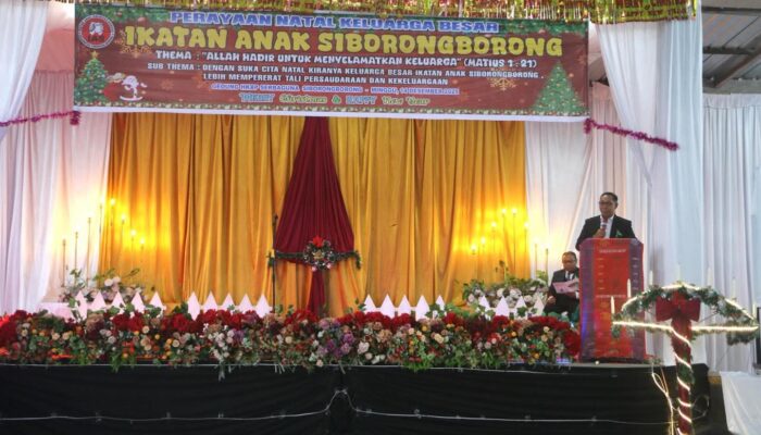 Bupati Taput Hadiri Perayaan Natal Keluarga Besar IAS Wujud Kebersamaan