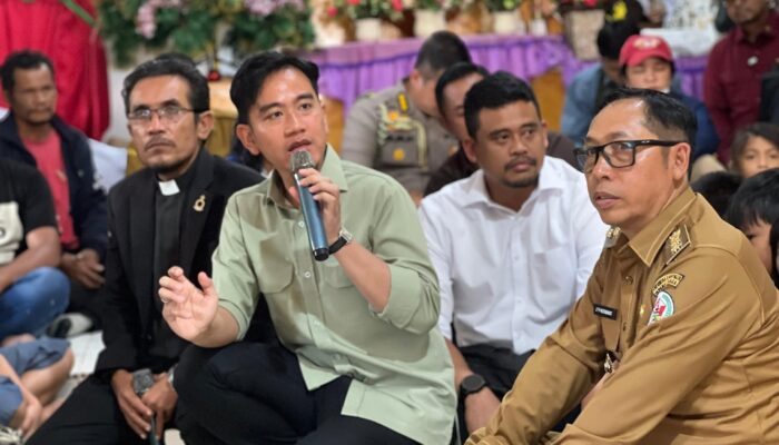 Wapres Gibran Tinjau Lokasi Bencana di Taput, Hadirkan Harapan dan Sukacita Natal di GKPI Pearaja