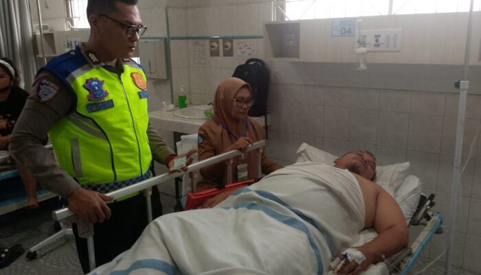 Polres Pematangsiantar Tindaklanjuti Laka Tunggal, Pengendara Luka Usai Tabrak Anjing di Jalan Tangki