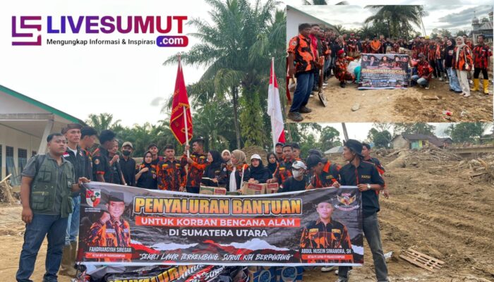 SAPMA PP Gelar Aksi Kemanusiaan, Salurkan Bantuan untuk Korban Banjir di Batang Toru