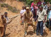 Wabup Taput Pimpin Tabur Bunga dan Pemberian Bantuan, Tegaskan Komitmen Pemulihan Parmonangan